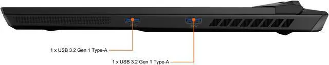 Alt view image 10 of 20 - MSI GP Series - 17.3" GeForce RTX 3060 Laptop GPU - Intel Core i7-12700H  - 16GB Memory - 1TB NVMe SSD - Windows 11 Home 64-bit - Gaming Laptop - 360 Hz IPS (Vector GP76 12UE-270 )