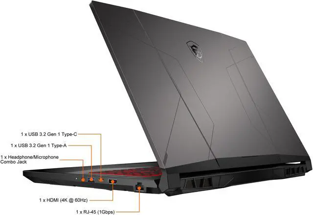 Alt view image 15 of 19 - MSI GL Series - 17.3" GeForce RTX 3070 Laptop GPU - Intel Core i7-12700H  - 16GB Memory - 512 GB NVMe SSD - Windows 11 Home 64-bit - Gaming Laptop - 144 Hz IPS (Pulse GL76 12UGK-256 )