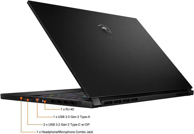 Alt view image 16 of 20 - MSI GS Series - 15.6" GeForce RTX 3080 Ti Laptop GPU - Intel Core i7-12700H  - 32GB Memory - 1 TB NVMe SSD - Windows 11 Pro 64-bit - Gaming Laptop - 240 Hz (Stealth GS66 12UHS-271 )