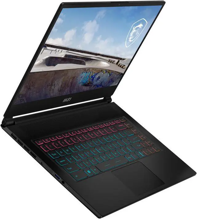 Alt view image 8 of 20 - MSI - 15.6" GeForce RTX 3060 Laptop GPU - Intel Core i7-1260P  - 16GB Memory - 512 GB NVMe SSD - Windows 11 Pro 64-bit - Gaming Laptop - 144 Hz IPS (Stealth 15M B12UE-040 )