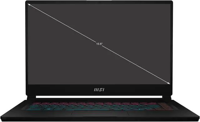 Alt view image 2 of 20 - MSI - 15.6" GeForce RTX 3060 Laptop GPU - Intel Core i7-1260P  - 16GB Memory - 512 GB NVMe SSD - Windows 11 Pro 64-bit - Gaming Laptop - 144 Hz IPS (Stealth 15M B12UE-040 )