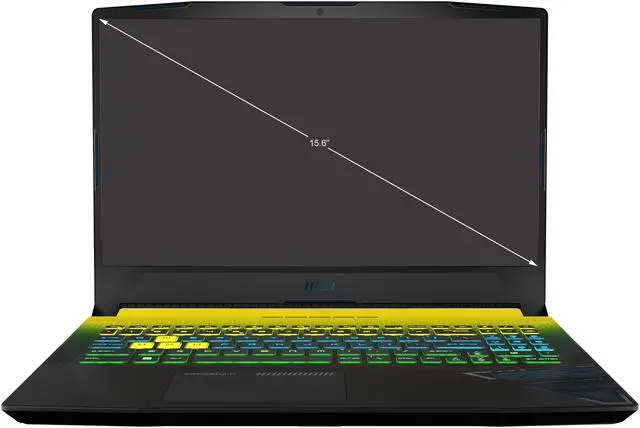 Alt view image 2 of 19 - MSI - 15.6" GeForce RTX 3060 Laptop GPU - Intel Core i7-12700H  - 16GB Memory - 512 GB NVMe SSD - Windows 11 Home 64-bit - Gaming Laptop - 144 Hz IPS (Crosshair 15 B12UEZ-614 )