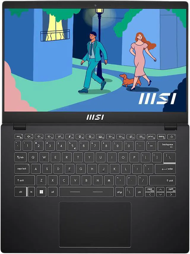 Alt view image 9 of 20 - MSI Modern 14 Laptop Intel Core i5 12th Gen 1235U (1.30GHz) 8GB Memory 512 GB NVMe SSD Intel Iris Xe Graphics 14.0" Windows 11 Home 64-bit Modern 14 C12M-032