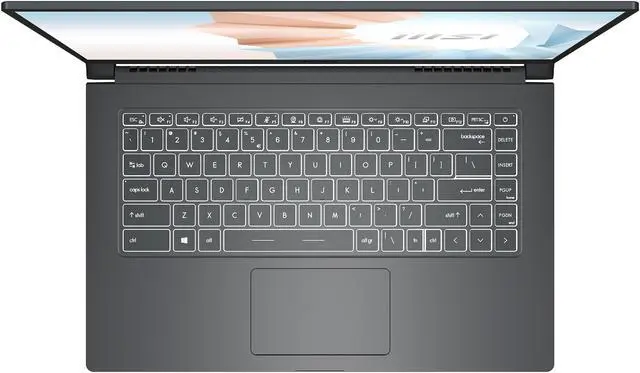 Alt view image 9 of 20 - MSI Laptop Modern 15 AMD Ryzen 7 5000 Series 5700U (1.80GHz) 8GB Memory 512 GB NVMe SSD AMD Radeon Graphics 15.6" Windows 11 Home 64-bit Modern 15 A5M-288