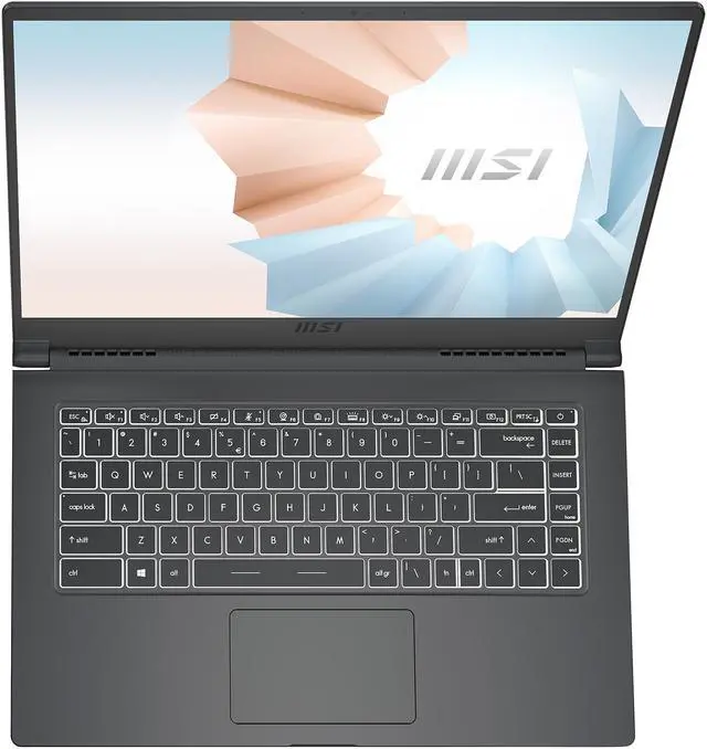 Alt view image 8 of 20 - MSI Laptop Modern 15 AMD Ryzen 7 5000 Series 5700U (1.80GHz) 8GB Memory 512 GB NVMe SSD AMD Radeon Graphics 15.6" Windows 11 Home 64-bit Modern 15 A5M-288