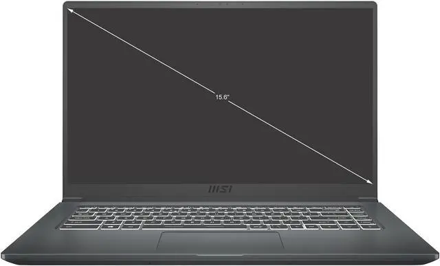 Alt view image 2 of 20 - MSI Laptop Modern 15 AMD Ryzen 7 5000 Series 5700U (1.80GHz) 8GB Memory 512 GB NVMe SSD AMD Radeon Graphics 15.6" Windows 11 Home 64-bit Modern 15 A5M-288