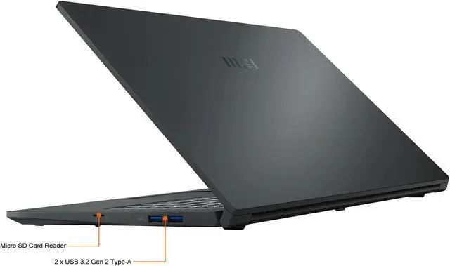 Alt view image 17 of 20 - MSI Laptop Modern 15 AMD Ryzen 7 5000 Series 5700U (1.80GHz) 8GB Memory 512 GB NVMe SSD AMD Radeon Graphics 15.6" Windows 11 Home 64-bit Modern 15 A5M-288