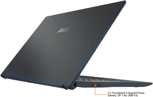 Alt view image 7 of 7 - MSI 14.0" Intel Core i5-1155G7 16GB Memory LPDDR4X 4267 512GB NVMe SSD Windows 10 Home 64-bit