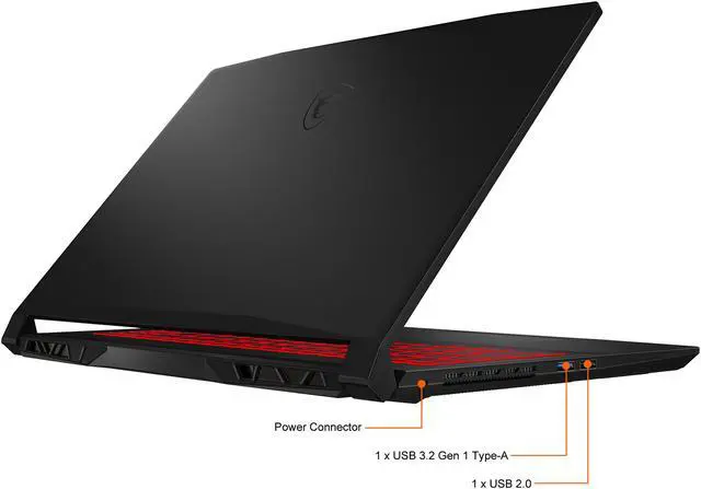 Alt view image 17 of 20 - MSI GF Series - 15.6 GeForce RTX 3050 Laptop GPU - Intel Core i5-11400H  - 8GB Memory - 512 GB NVMe SSD - Windows 11 Home 64-bit - Gaming Laptop - 144 Hz IPS (Katana GF66 11UC-1091 )
