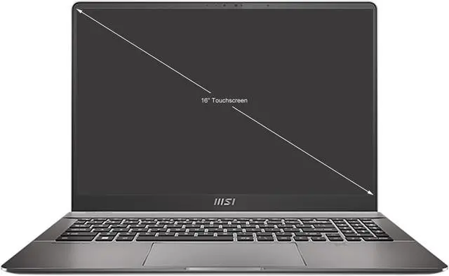 Alt view image 2 of 4 - MSI CreatorPro Z16P Mobile Workstation Intel Core i9 12th Gen 12900H (2.50GHz) 64GB Memory 1 TB NVMe SSD NVIDIA RTX A5500 16.0" Touchscreen Windows 11 Pro 64-bit CreatorPro Z16P B12UMST-089