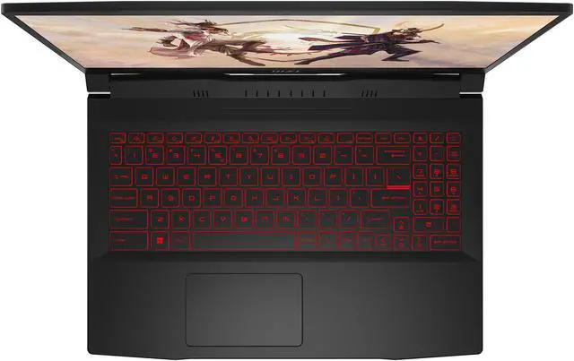 Alt view image 9 of 20 - MSI GF Series - 15.6" GeForce RTX 3060 Laptop GPU - Intel Core i7-11800H  - 16GB Memory - 512 GB NVMe SSD - Windows 11 Home 64-bit - Gaming Laptop - 144 Hz IPS (Katana GF66 11UE-617 )
