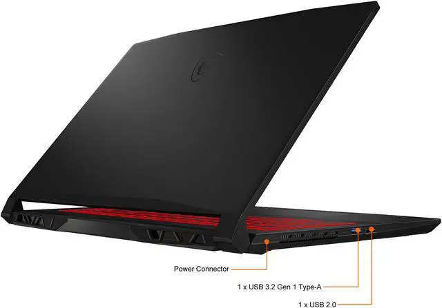 Alt view image 16 of 20 - MSI GF Series - 15.6" GeForce RTX 3060 Laptop GPU - Intel Core i7-11800H  - 16GB Memory - 512 GB NVMe SSD - Windows 11 Home 64-bit - Gaming Laptop - 144 Hz IPS (Katana GF66 11UE-617 )