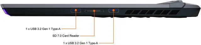 Alt view image 8 of 20 - MSI GE Series - 15.6" GeForce RTX 3070 Ti Laptop GPU - Intel Core i9-12900HK  - 16GB Memory - 1 TB PCIe SSD - Windows 11 Home 64-bit - Gaming Laptop - 240 Hz (Raider GE66 12UGS-609 )