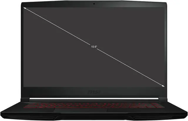 Alt view image 2 of 20 - MSI GF Series - 15.6" 60 Hz IPS - Intel Core i5 11th Gen 11400H (2.70GHz) - NVIDIA GeForce GTX 1650 Max-Q - 8 GB DDR4 - 256 GB NVMe SSD - Windows 11 Home 64-bit - Gaming Laptop (GF63 Thin 11SC-693 )