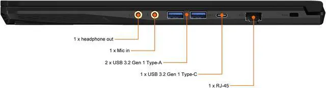 Alt view image 8 of 20 - MSI GF Series - 15.6" 60 Hz IPS - Intel Core i5 11th Gen 11400H (2.70GHz) - NVIDIA GeForce GTX 1650 Max-Q - 8 GB DDR4 - 256 GB NVMe SSD - Windows 11 Home 64-bit - Gaming Laptop (GF63 Thin 11SC-693 )
