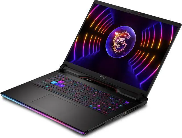 Alt view image 14 of 19 - MSI Raider series - 17.0" 240 Hz IPS - Intel Core i9 13th Gen 13980HX (2.20GHz) - NVIDIA GeForce RTX 4080 Laptop GPU - 64 GB DDR5 - 2 TB NVMe SSD - Windows 11 Pro 64-bit - Gaming Laptop (Raider GE78 HX 13VH-080US )