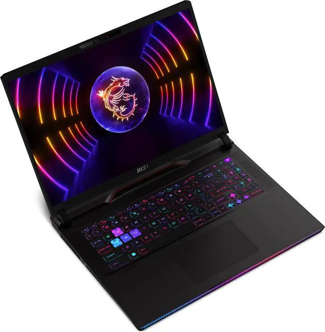Alt view image 5 of 19 - MSI Raider series - 17.0" 240 Hz IPS - Intel Core i9 13th Gen 13980HX (2.20GHz) - NVIDIA GeForce RTX 4080 Laptop GPU - 64 GB DDR5 - 2 TB NVMe SSD - Windows 11 Pro 64-bit - Gaming Laptop (Raider GE78 HX 13VH-080US )