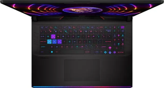 Alt view image 20 of 19 - MSI Raider series - 17.0" 240 Hz IPS - Intel Core i9 13th Gen 13980HX (2.20GHz) - NVIDIA GeForce RTX 4080 Laptop GPU - 64 GB DDR5 - 2 TB NVMe SSD - Windows 11 Pro 64-bit - Gaming Laptop (Raider GE78 HX 13VH-080US )