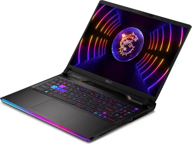 Alt view image 2 of 20 - MSI Raider series - 16.0" 240 Hz - Intel Core i9 13th Gen 13950HX (2.20GHz) - NVIDIA GeForce RTX 4070 Laptop GPU - 32 GB DDR5 - 2 TB NVMe SSD - Windows 11 Pro 64-bit - Gaming Laptop (Raider GE68HX 13VG-047US )