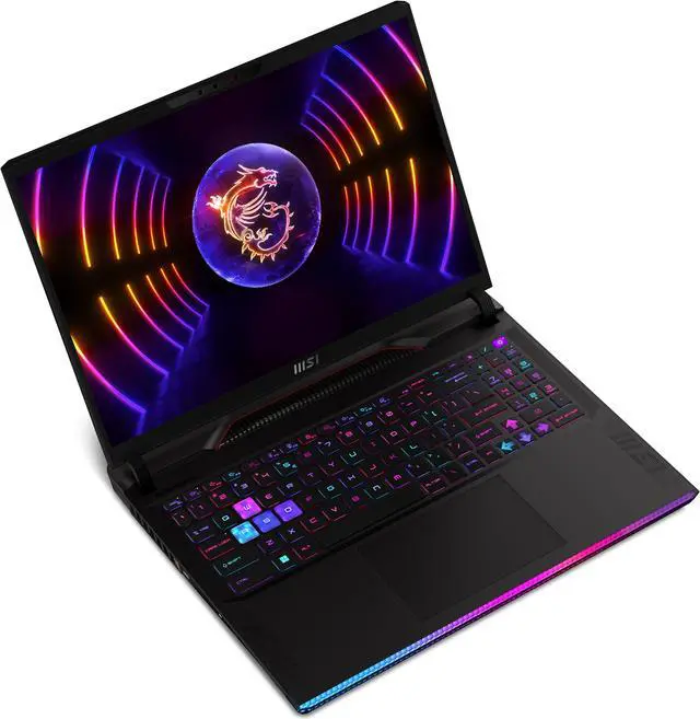 Alt view image 3 of 20 - MSI Raider series - 16.0" 240 Hz - Intel Core i9 13th Gen 13950HX (2.20GHz) - NVIDIA GeForce RTX 4070 Laptop GPU - 32 GB DDR5 - 2 TB NVMe SSD - Windows 11 Pro 64-bit - Gaming Laptop (Raider GE68HX 13VG-047US )