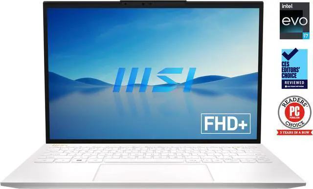 Main image of MSI Prestige 13Evo 13.3" Laptop A13M-074US, Intel Evo i7-1360P, 16GB RAM, 1TB SSD, Win 11 Home, Iris Xe Graphics