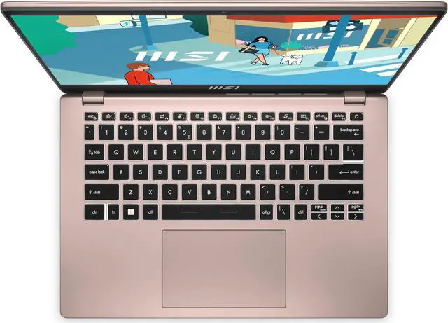 Alt view image 9 of 18 - MSI Modern 14 Laptop C13M-606US Intel i5-1335U 16GB RAM 512 GB SSD 14.0" Windows 11 Home Intel Iris Xe Graphics