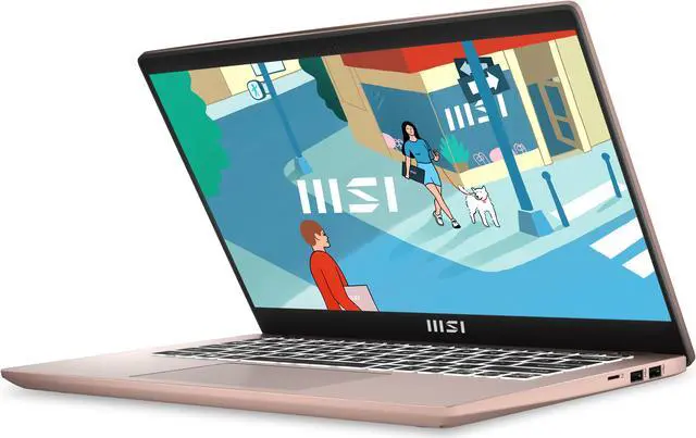 Alt view image 13 of 18 - MSI Modern 14 Laptop C13M-606US Intel i5-1335U 16GB RAM 512 GB SSD 14.0" Windows 11 Home Intel Iris Xe Graphics