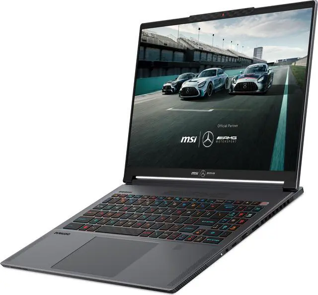 Alt view image 9 of 18 - MSI - 16.0" GeForce RTX 4070 Laptop GPU - Intel Core i9-13900H  - 64GB Memory - 2 TB NVMe SSD - Windows 11 Pro 64-bit - Gaming Laptop - OLED (Stealth 16 MercedesAMG A13VG-236 )