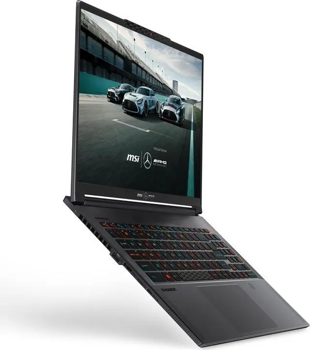 Alt view image 10 of 18 - MSI - 16.0" GeForce RTX 4070 Laptop GPU - Intel Core i9-13900H  - 64GB Memory - 2 TB NVMe SSD - Windows 11 Pro 64-bit - Gaming Laptop - OLED (Stealth 16 MercedesAMG A13VG-236 )