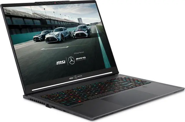 Alt view image 2 of 18 - MSI - 16.0" GeForce RTX 4070 Laptop GPU - Intel Core i9-13900H  - 64GB Memory - 2 TB NVMe SSD - Windows 11 Pro 64-bit - Gaming Laptop - OLED (Stealth 16 MercedesAMG A13VG-236 )