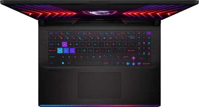 Alt view image 11 of 20 - MSI GE Series - 17'' GeForce RTX 4080 Laptop GPU - Intel Core i9-14900HX  - 64GB Memory - 2 TB PCIe SSD - Windows 11 Home 64-bit - Gaming Laptop - 240 Hz IPS (Raider GE78HX 14VHG-601US )