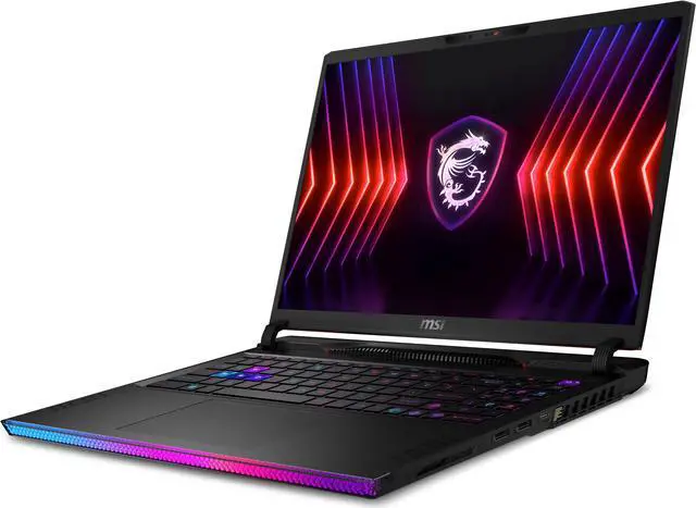 Alt view image 2 of 20 - MSI GE Series - 16'' GeForce RTX 4070 Laptop GPU - Intel Core i9-14900HX  - 32GB Memory - 2 TB PCIe SSD - Windows 11 Home 64-bit - Gaming Laptop - 120 Hz Mini LED (Raider GE68 HX 14VGG-247US )
