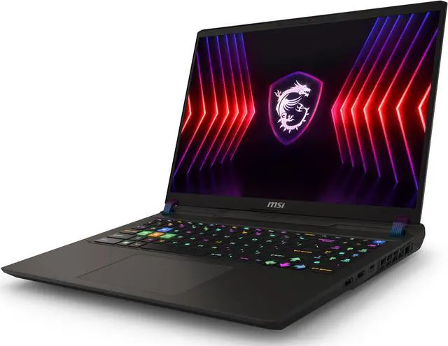 Alt view image 3 of 20 - MSI - Vector 16 HX A14VHG-278US 16.0" 240 Hz - Intel Core i9 14th Gen 14900HX (2.20GHz) - GeForce RTX 4080 Laptop GPU - 32 GB DDR5 - 1 TB PCIe SSD - Windows 11 Pro 64-bit - Gaming Laptop (Vector 16 HX A14VHG-278US )