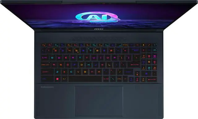 Alt view image 12 of 20 - MSI Stealth 16 AI 16" QHD+ 240Hz Ultra Thin and Light Gaming Laptop Intel® Core™ Ultra9-185H RTX 4070 32GBDR5 2TB NVMe SSD Win 11