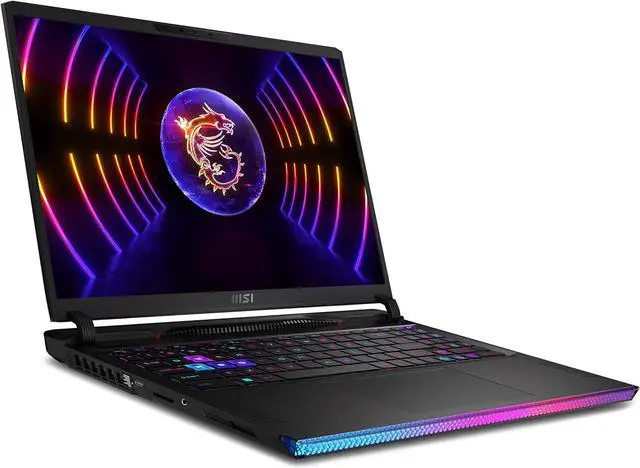 Alt view image 2 of 6 - MSI Raider GE68HX Gaming Laptop Intel Core i9-13950HX (Up to 5.5GHz) GeForce RTX 4060 32 GB RAM 1 TB SSD 16.0" Windows 11 Home 13VF-062US