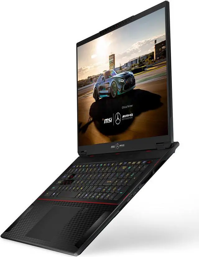 Alt view image 6 of 18 - MSI Stealth 18 Mercedes-AMG - 18" GeForce RTX 4080 Laptop GPU - Intel Core Ultra 9 185H  - 64GB Memory - 2 TB PCIe SSD - Windows 11 Pro - Gaming Laptop - 120 Hz (A1VHG-038US )