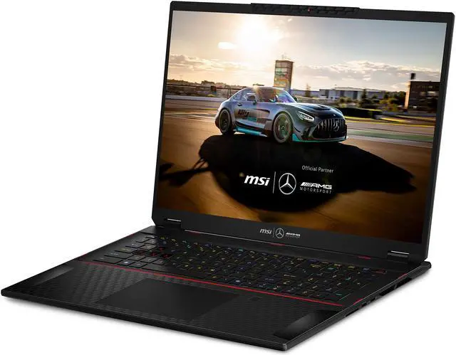 Alt view image 3 of 18 - MSI Stealth 18 Mercedes-AMG - 18" GeForce RTX 4080 Laptop GPU - Intel Core Ultra 9 185H  - 64GB Memory - 2 TB PCIe SSD - Windows 11 Pro - Gaming Laptop - 120 Hz (A1VHG-038US )