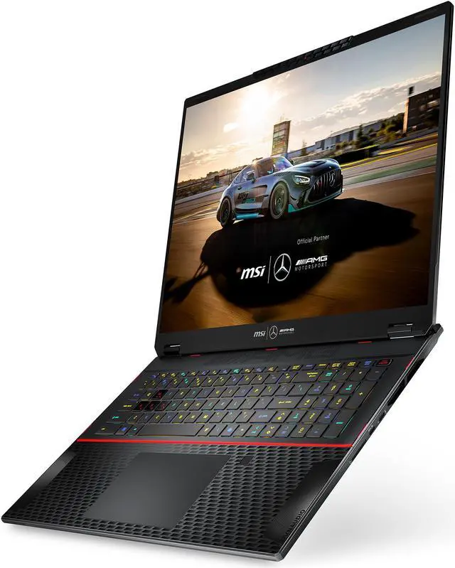 Alt view image 4 of 18 - MSI Stealth 18 Mercedes-AMG - 18" GeForce RTX 4080 Laptop GPU - Intel Core Ultra 9 185H  - 64GB Memory - 2 TB PCIe SSD - Windows 11 Pro - Gaming Laptop - 120 Hz (A1VHG-038US )