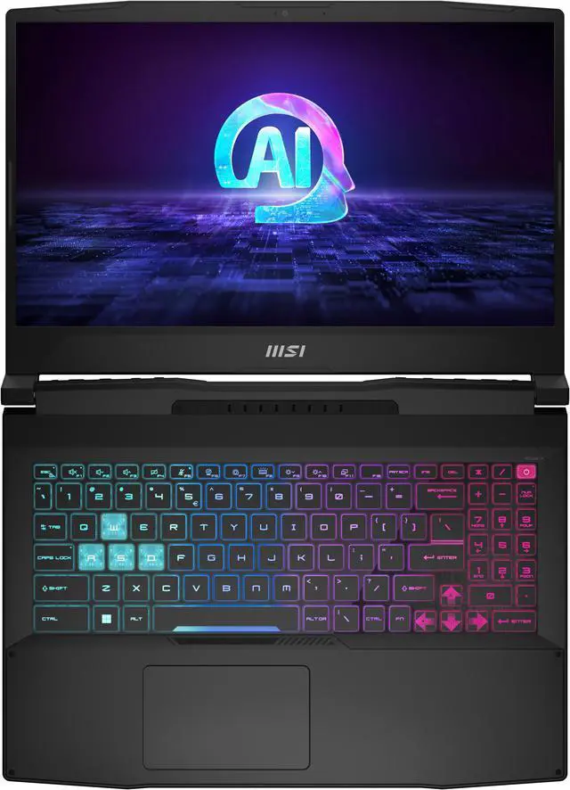 Alt view image 4 of 20 - MSI Katana A15 AI B8VF-407CA 15.6" FHD 144Hz IPS Gaming Laptop, AMD Ryzen 9 8945HS, NVIDIA GeForce RTX 4060 Laptop GPU, 16GB DDR5, 1TB NVMe SSD, Windows 11 Home