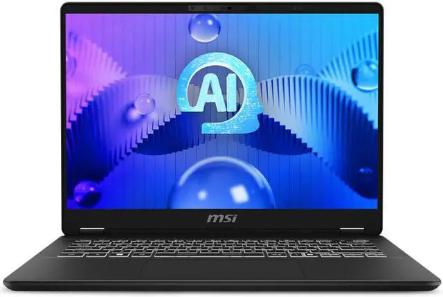 Main image of MSI Prestige 14 AI Studio C1U Laptop Intel Core Ultra 5-125H 16GB Memory 512GB NVMe SSD NVIDIA GeForce RTX3050 Laptop GPU 14" 16:10 FHD IPS Display Windows 11 Home