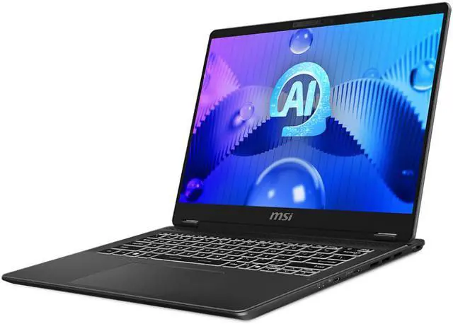 Alt view image 2 of 5 - MSI Prestige 14 AI Studio C1U Laptop Intel Core Ultra 5-125H 16GB Memory 512GB NVMe SSD NVIDIA GeForce RTX3050 Laptop GPU 14" 16:10 FHD IPS Display Windows 11 Home