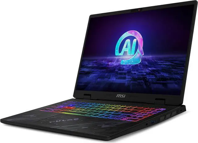 Alt view image 5 of 18 - MSI Pulse - 16" GeForce RTX 4070 Laptop GPU - Intel Core Ultra 9 185H  - 32GB Memory - 1 TB PCIe SSD - Windows 11 Home 64-bit - Gaming Laptop - 240 Hz (Pulse 16 AI C1VGKG-077 )