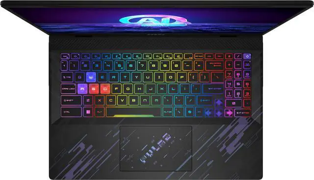 Alt view image 7 of 18 - MSI Pulse - 16" GeForce RTX 4070 Laptop GPU - Intel Core Ultra 9 185H  - 32GB Memory - 1 TB PCIe SSD - Windows 11 Home 64-bit - Gaming Laptop - 240 Hz (Pulse 16 AI C1VGKG-077 )
