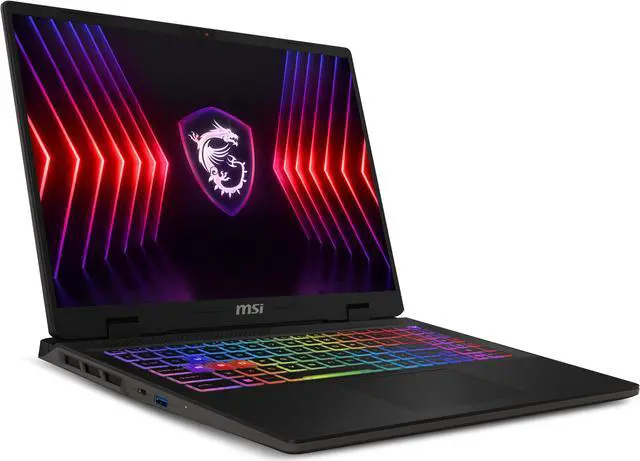 Alt view image 4 of 20 - MSI Sword - 16" GeForce RTX 4070 Laptop GPU - Intel Core i7-13700HX  - 16GB Memory - 1 TB PCIe SSD - Windows 11 Home 64-bit - Gaming Laptop - 144 Hz IPS (Sword 16 HX B13VGKG-665US )