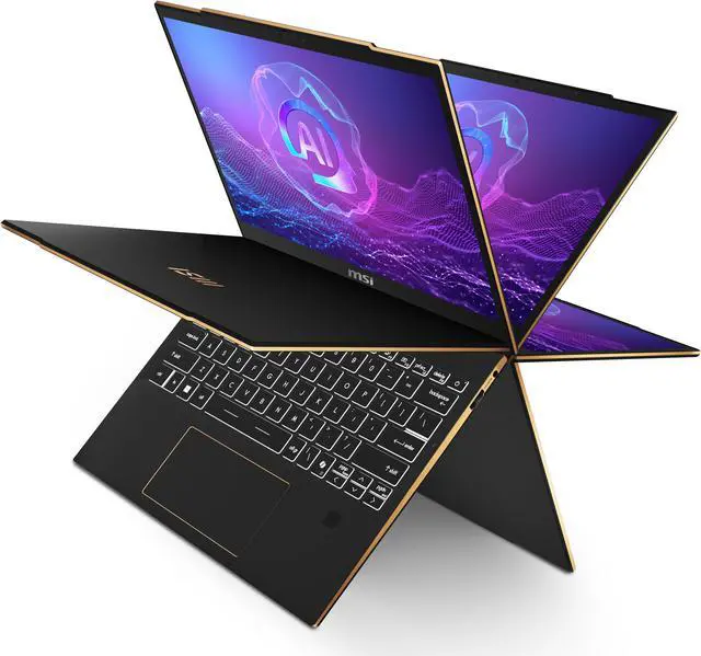 Alt view image 15 of 20 - MSI Summit 13 AI+ Evo 13.3" Touchscreen Laptop Copilot+ PC Ultra 7 258V 32GB RAM 1 TB PCIe SSD Windows 11 Pro A2VMTG-012US