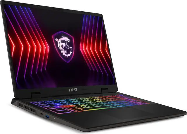 Alt view image 11 of 20 - MSI Sword - 16" GeForce RTX 4070 Laptop GPU - Intel Core i9-14900HX  - 32GB Memory - 1 TB SSD - Windows 11 Home - Gaming Laptop - 165 Hz (Sword 16 HX B14VGKG-841US )