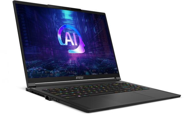 Alt view image 2 of 19 - MSI Stealth A16 AI+ 16" miniLED UHD+ 120Hz Ultra Thin and Light Gaming Laptop AMD® Ryzen™ AI 9-365 RTX 4060 32GB LPDDR5x 1TB NVMe SSD Win 11