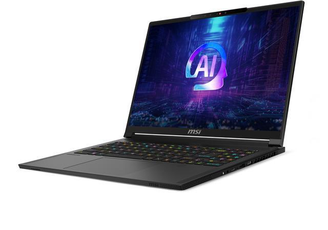 Alt view image 3 of 19 - MSI Stealth A16 AI+ 16" miniLED UHD+ 120Hz Ultra Thin and Light Gaming Laptop AMD® Ryzen™ AI 9-365 RTX 4060 32GB LPDDR5x 1TB NVMe SSD Win 11