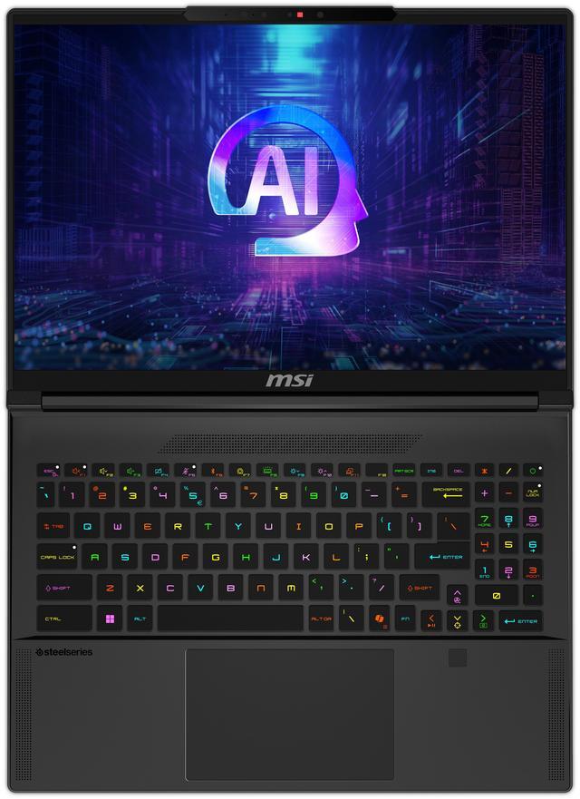 Alt view image 13 of 19 - MSI Stealth A16 AI+ 16" miniLED UHD+ 120Hz Ultra Thin and Light Gaming Laptop AMD® Ryzen™ AI 9-365 RTX 4060 32GB LPDDR5x 1TB NVMe SSD Win 11