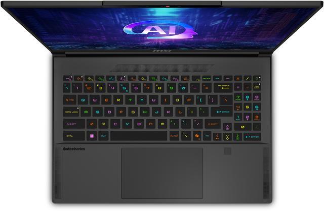 Alt view image 17 of 19 - MSI Stealth A16 AI+ 16" miniLED UHD+ 120Hz Ultra Thin and Light Gaming Laptop AMD® Ryzen™ AI 9-365 RTX 4060 32GB LPDDR5x 1TB NVMe SSD Win 11
